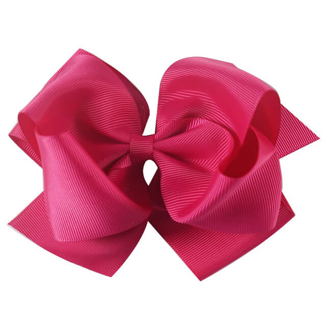 6'' Double Layers Solid Hair Bows