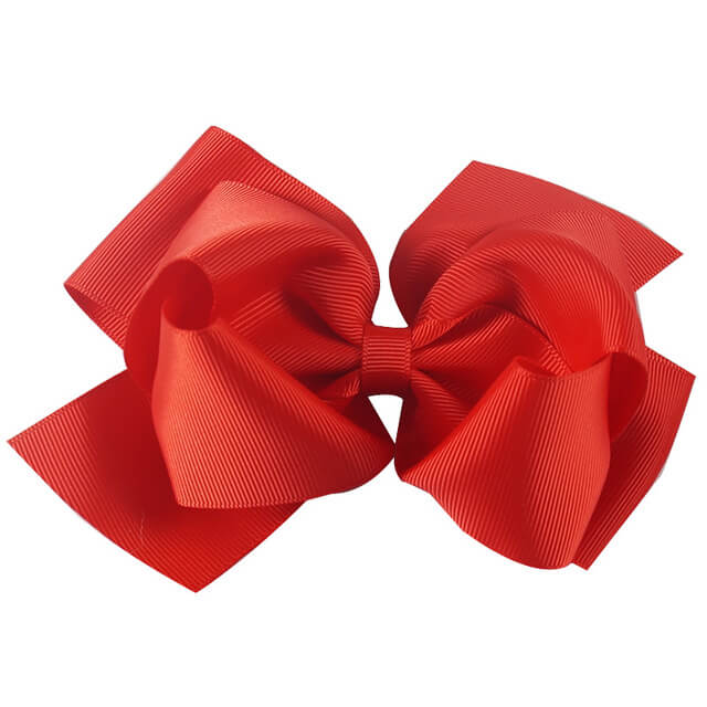 6'' Double Layers Solid Hair Bows