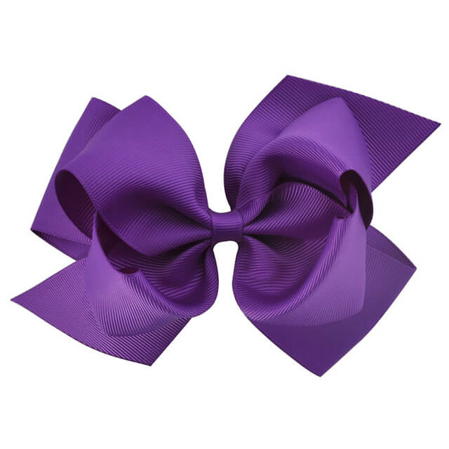 6'' Double Layers Solid Hair Bows