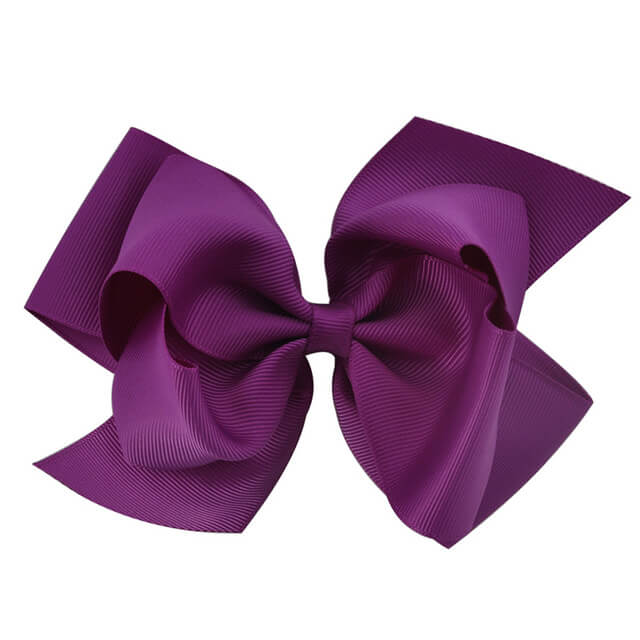 6'' Double Layers Solid Hair Bows