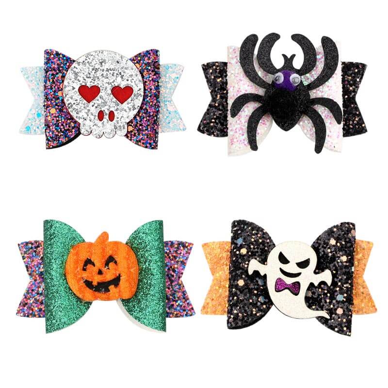 glitter hair clips