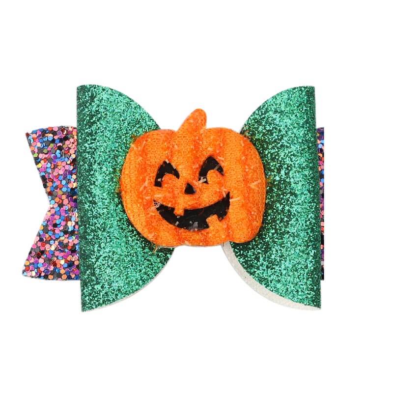 cute pumpkin hair clips