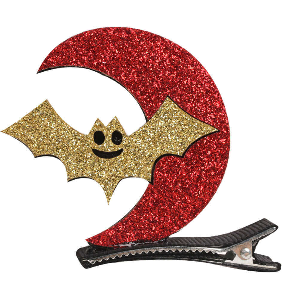 Halloween Glitter Hair Clips