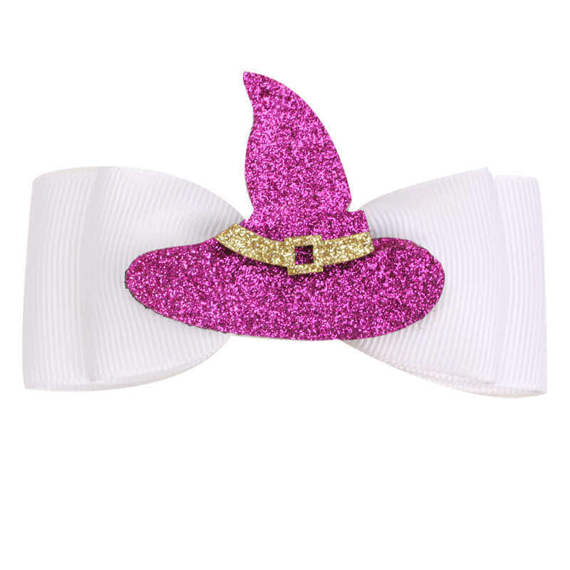 Glitter hat hair bows
