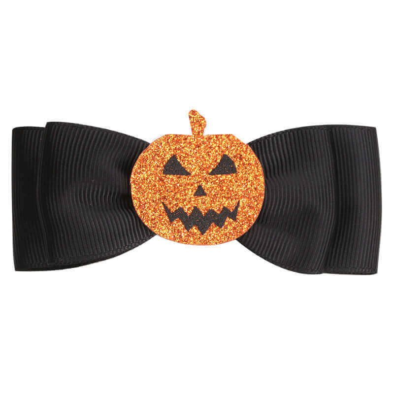 Pumpkin hair bows