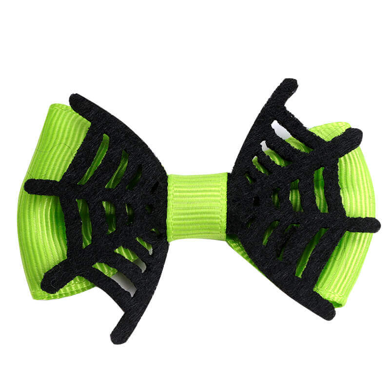 Halloween Cobweb Mini Hair Bows
