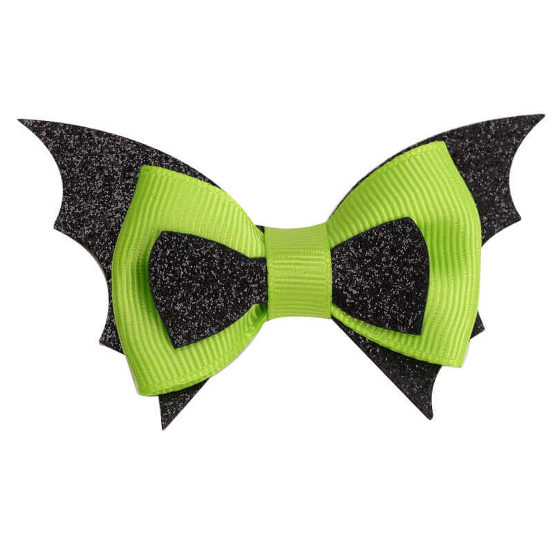 Halloween Bat Bow Hair Clips