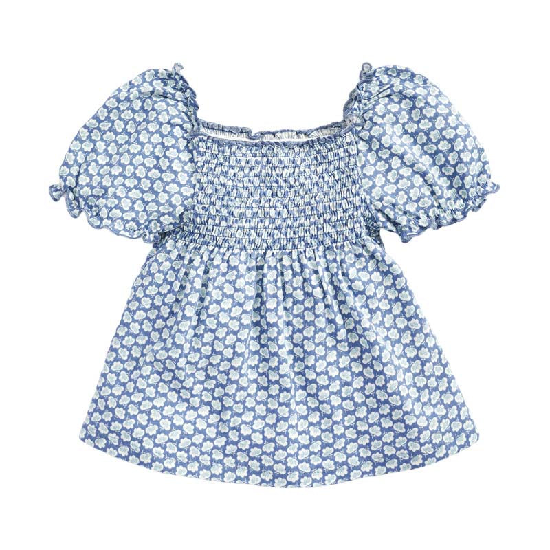 Little Girl Princess Floral Summer Tops