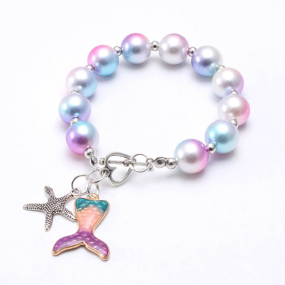 Cartoon Star Unicorn Beads Bracelets