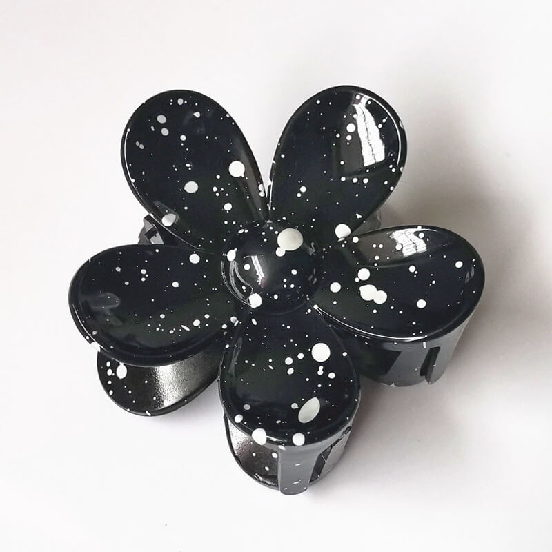 Transparent Flower Shape Hair Clips
