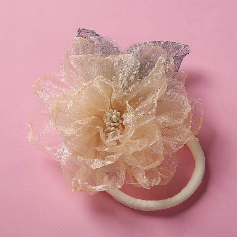 Mesh Flower Baby Girl Nylon Headbands