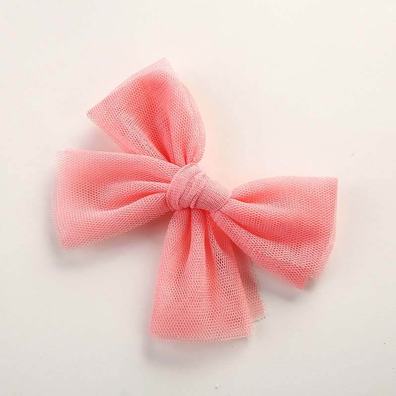 Tulle Mesh Bowknot Princess Hair Clips