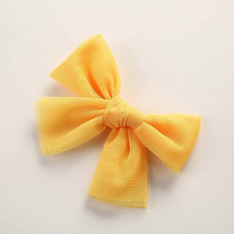Tulle Mesh Bowknot Princess Hair Clips