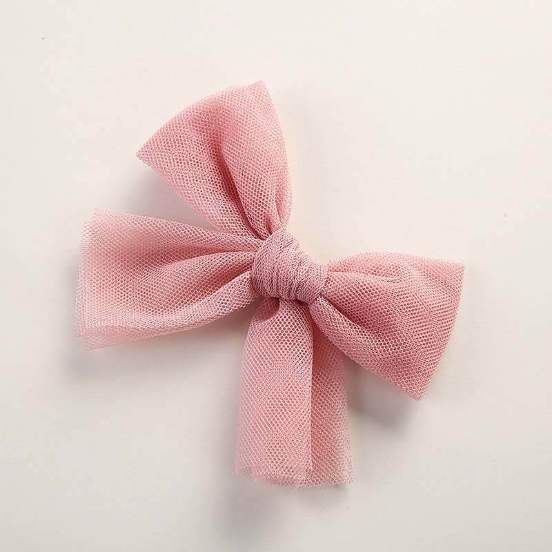 Tulle Mesh Bowknot Princess Hair Clips