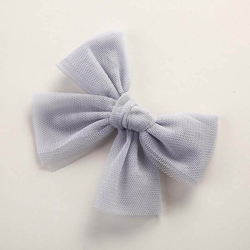 Tulle Mesh Bowknot Princess Hair Clips