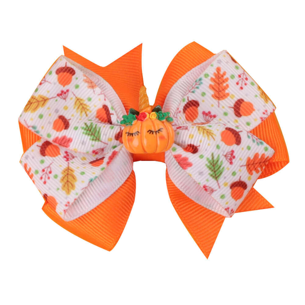 Thanksgiving Day Hair Bows