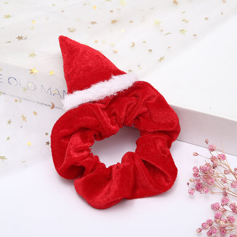 Christmas Ponytail Holder Scrunchies