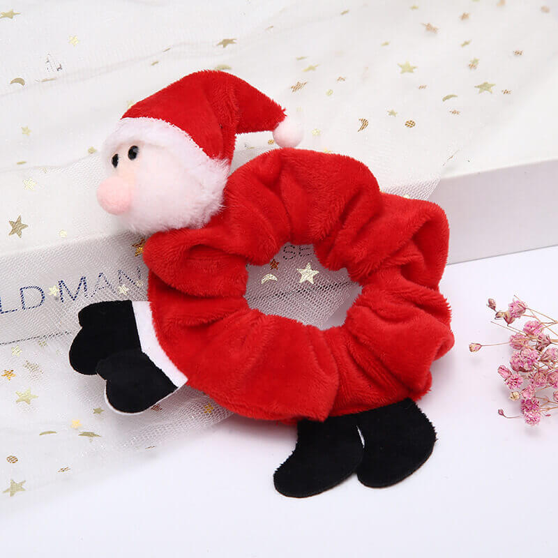 Christmas Ponytail Holder Scrunchies