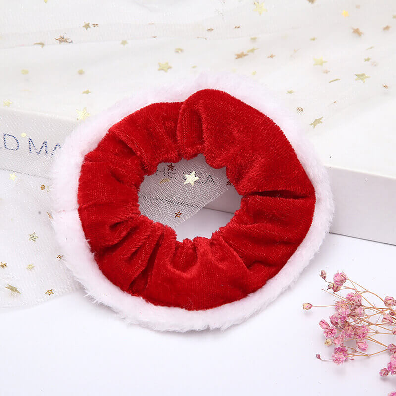 Christmas Ponytail Holder Scrunchies