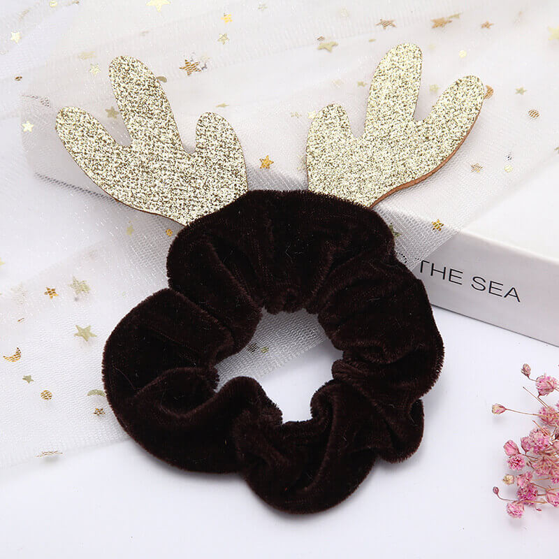 Christmas Ponytail Holder Scrunchies