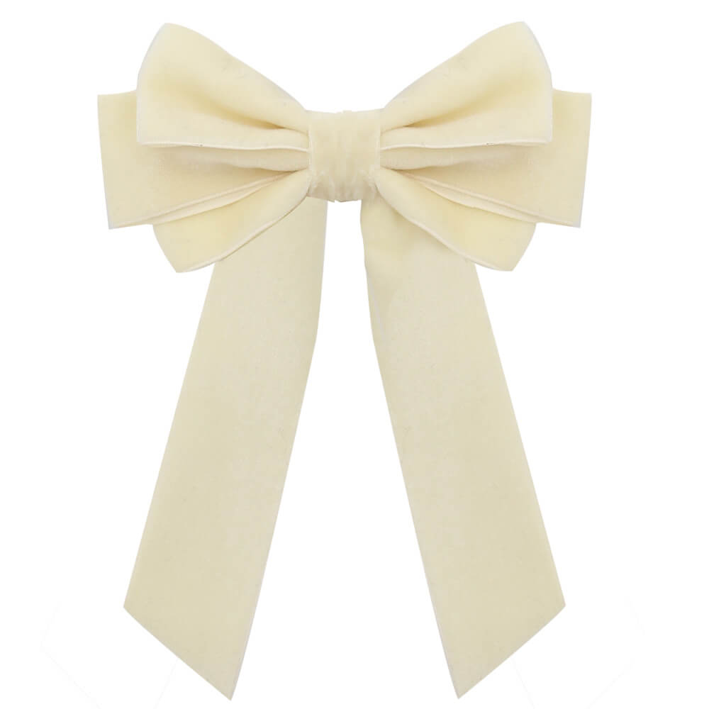 large bow hair clips