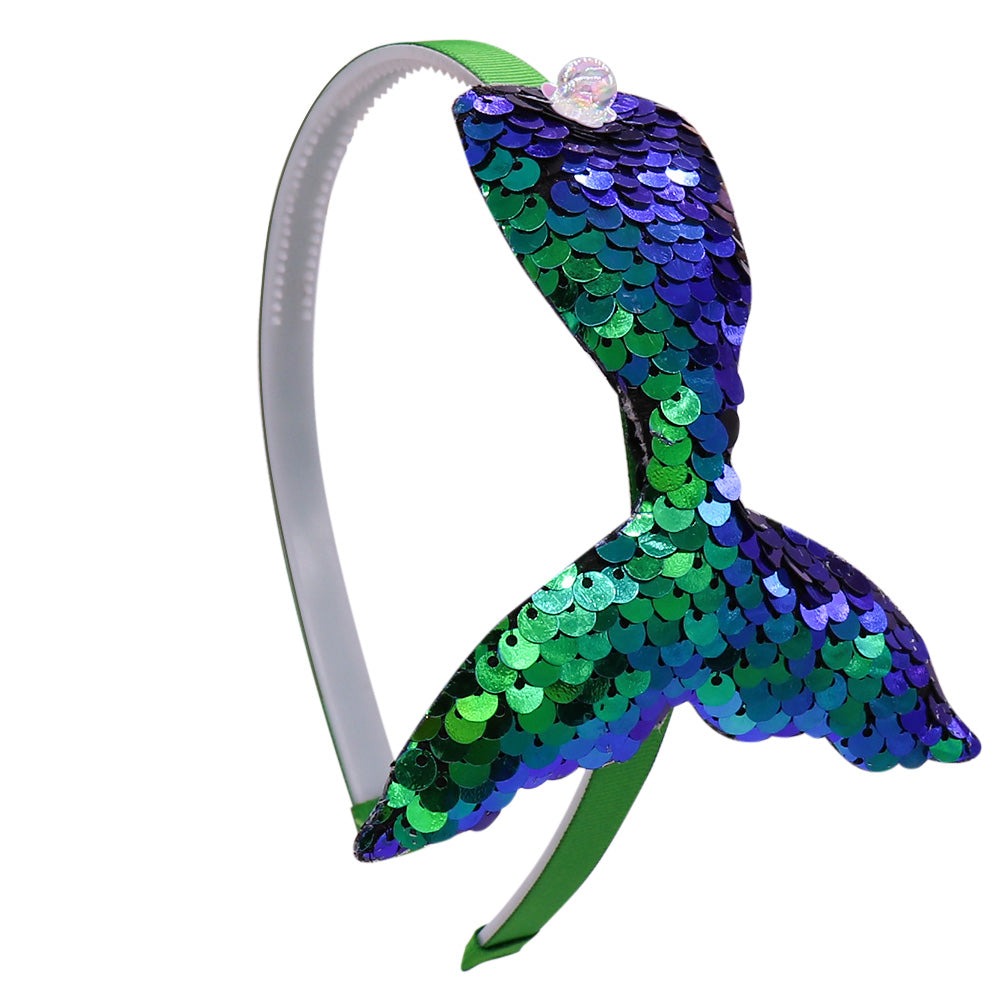 Reversible Sequin Mermaid Hairbands