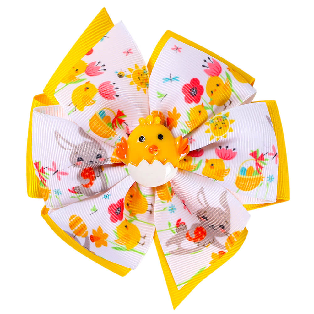 5'' Cute Easter Day Hair Bows