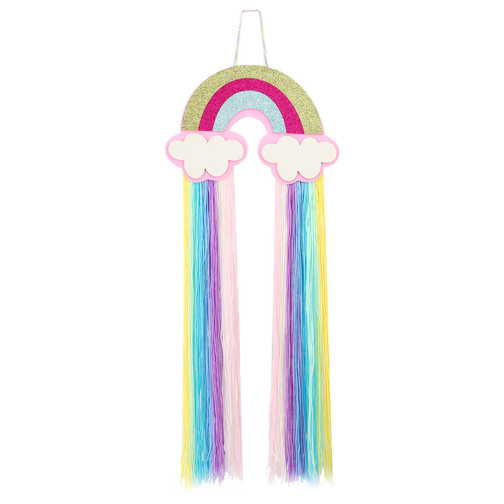 Rainbow and Cloud Hair Bow Holder