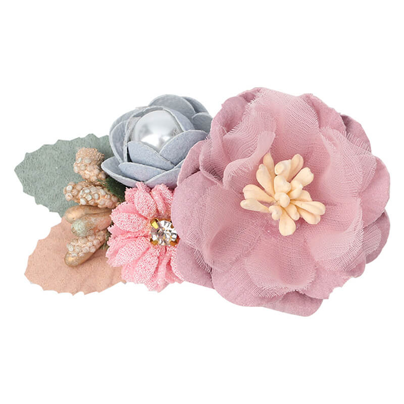 chiffon hair clips