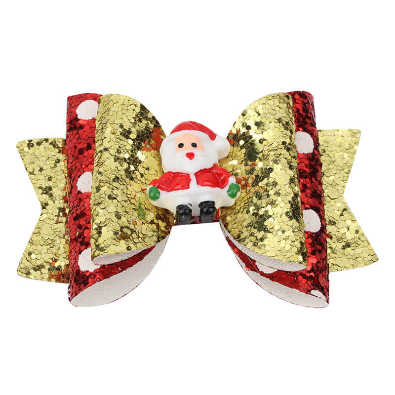 glitter hair clips
