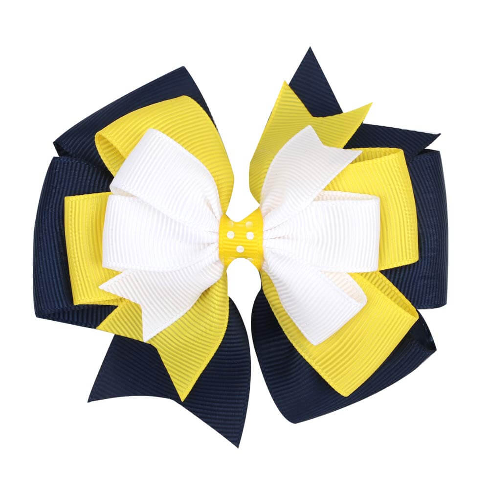 layered hair bows
