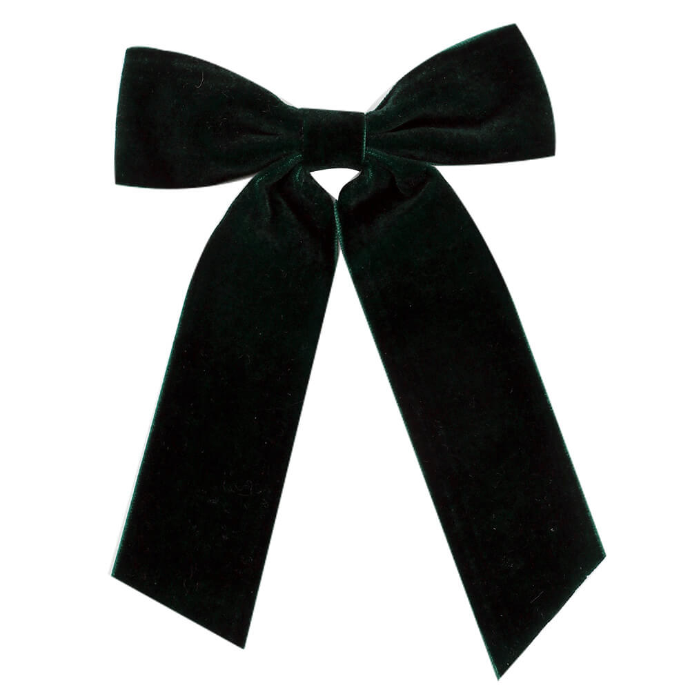 velvet hair clips
