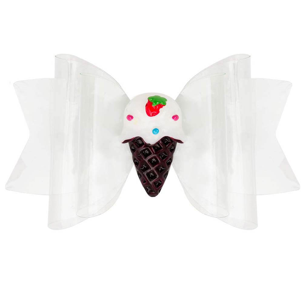 transparent hair bows