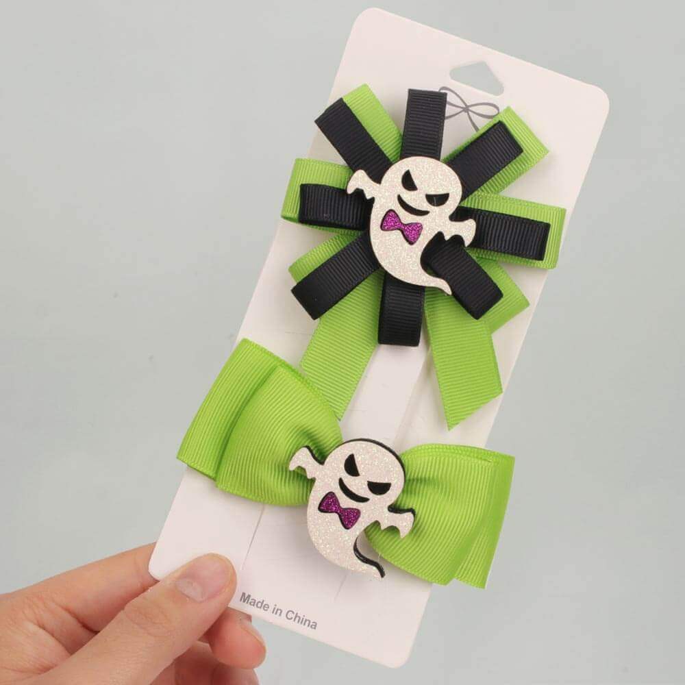 Halloween hair clips