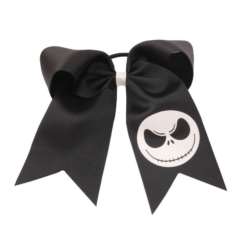 Halloween Skull Cheer Bows