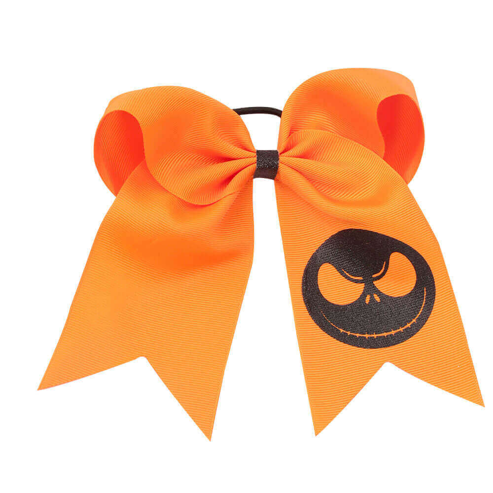 Halloween Skull Cheer Bows
