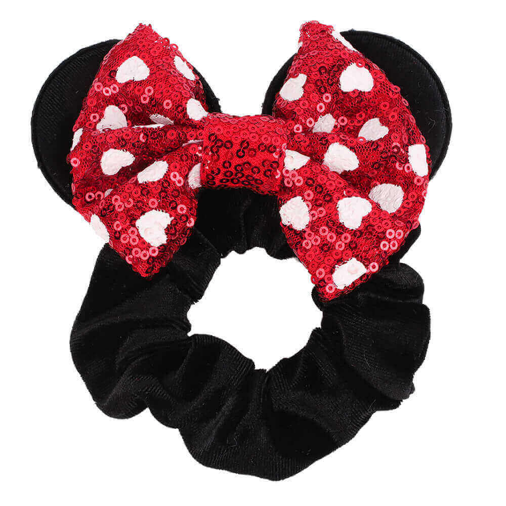 Cute Ears Polka Velvet Scrunchies