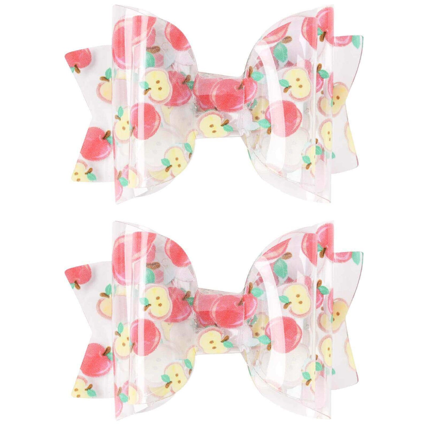 Apple Fruit Jelly Hair Bows