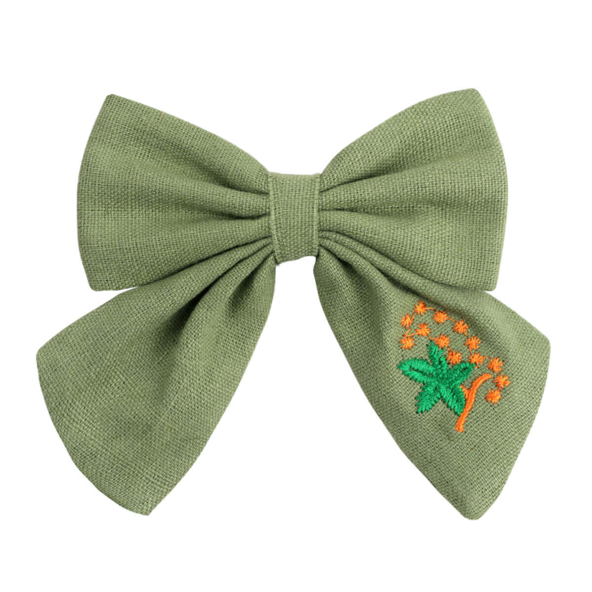 5'' Embroidery Flower Hair Bows