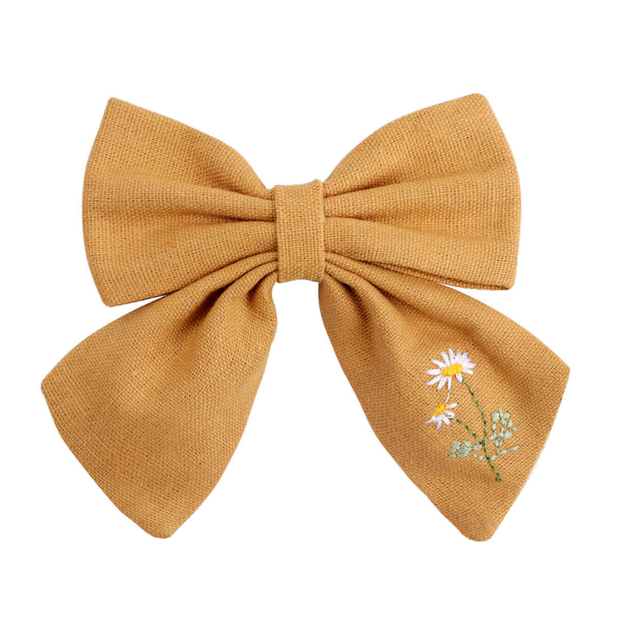 5'' Embroidery Flower Hair Bows