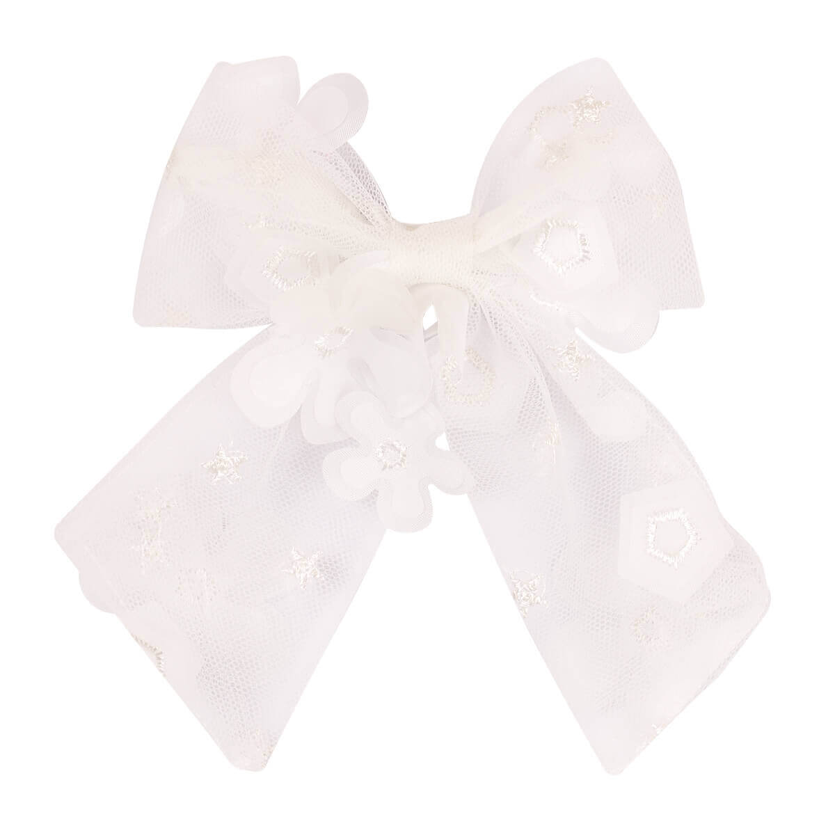 Lace Flower Hair Bows
