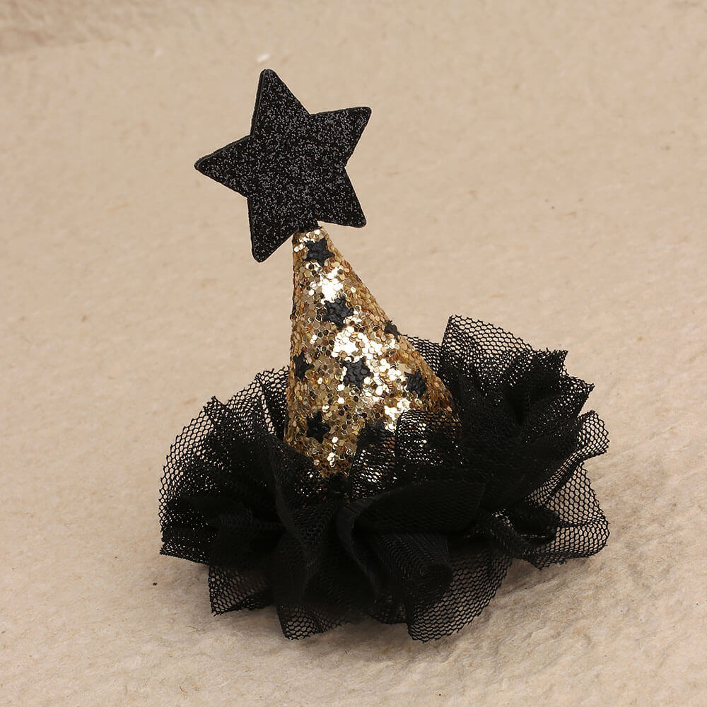 Halloween Glitter Hat Hair Clips