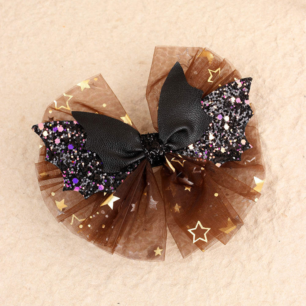 Halloween Tulle Mesh Hair Clips