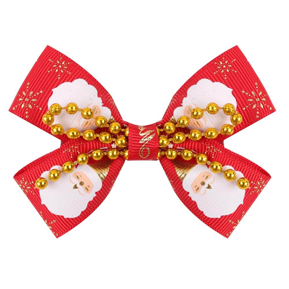 3'' Christmas Santa Claus Hair Bows