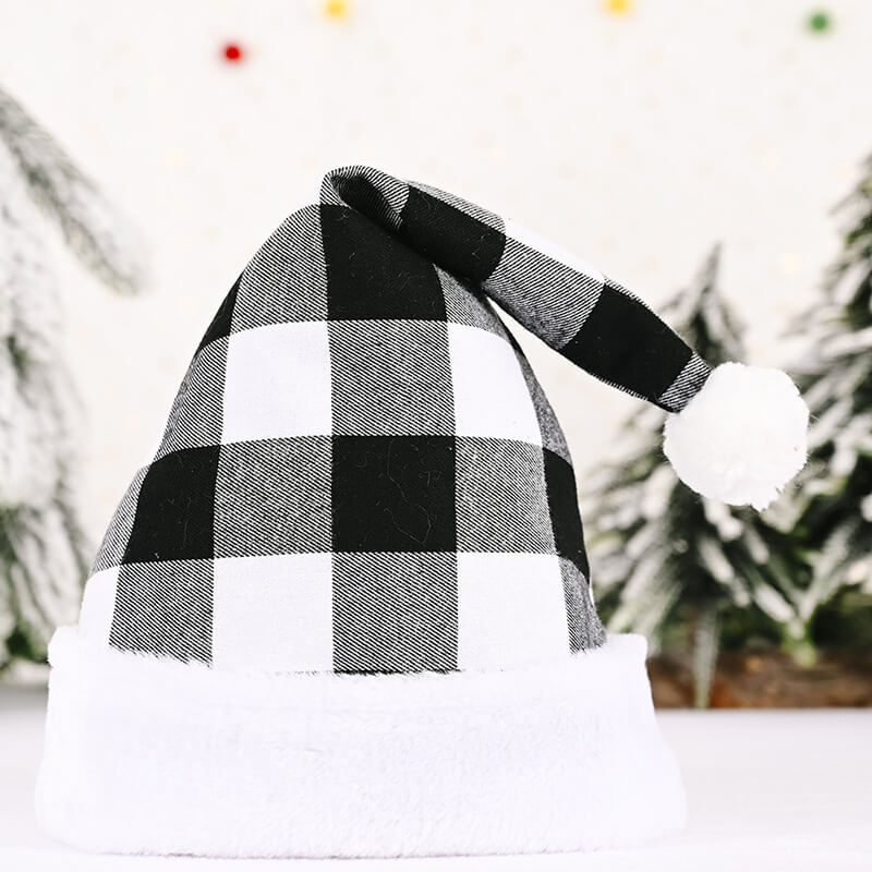 Christmas Plaid Hats