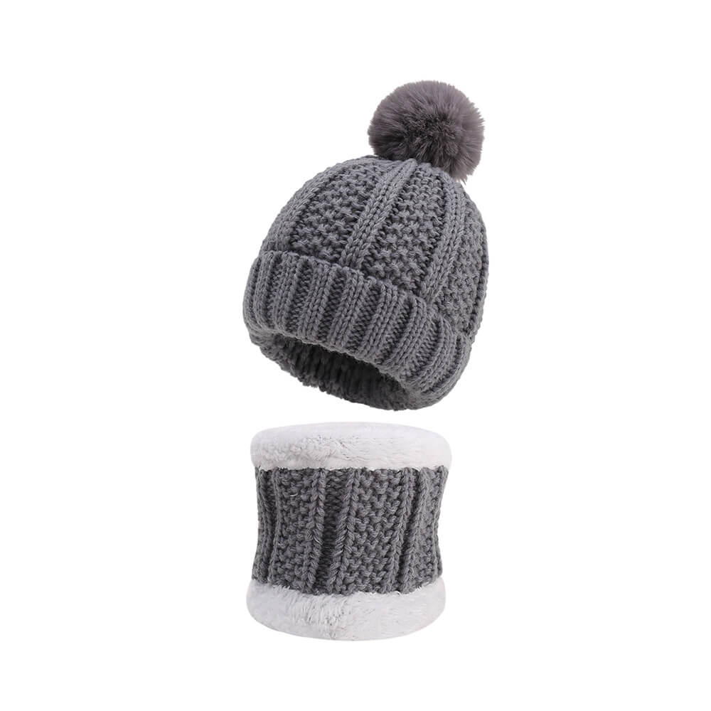 knitted baby hat scarf set