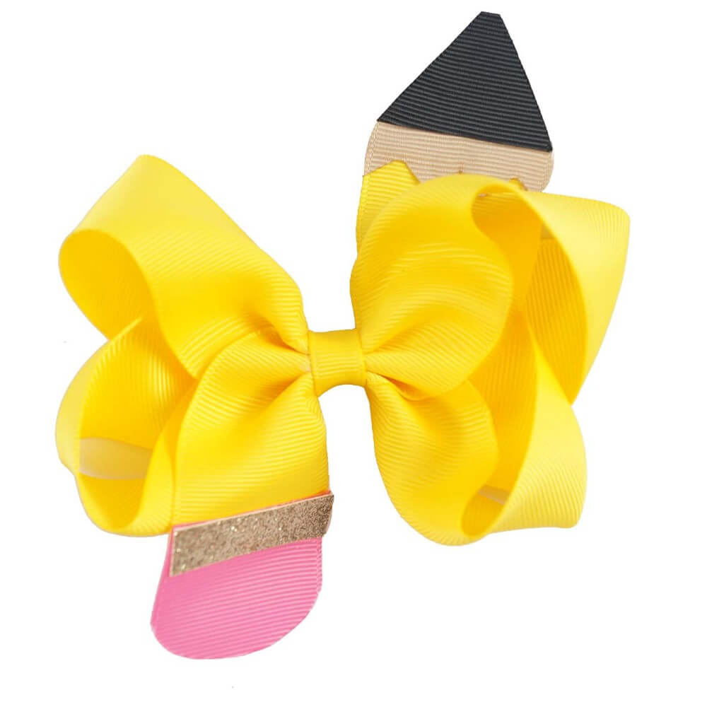 Kids Cute Pencil Hair Bows