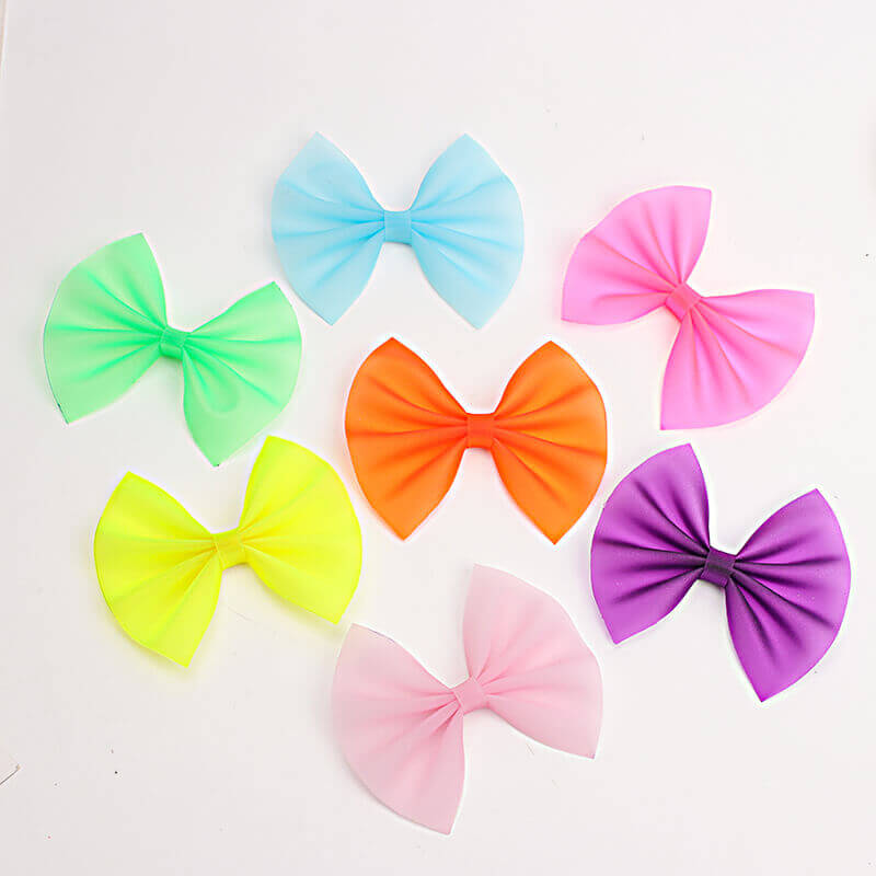 Summer Neon Matte Jelly Hair Bows