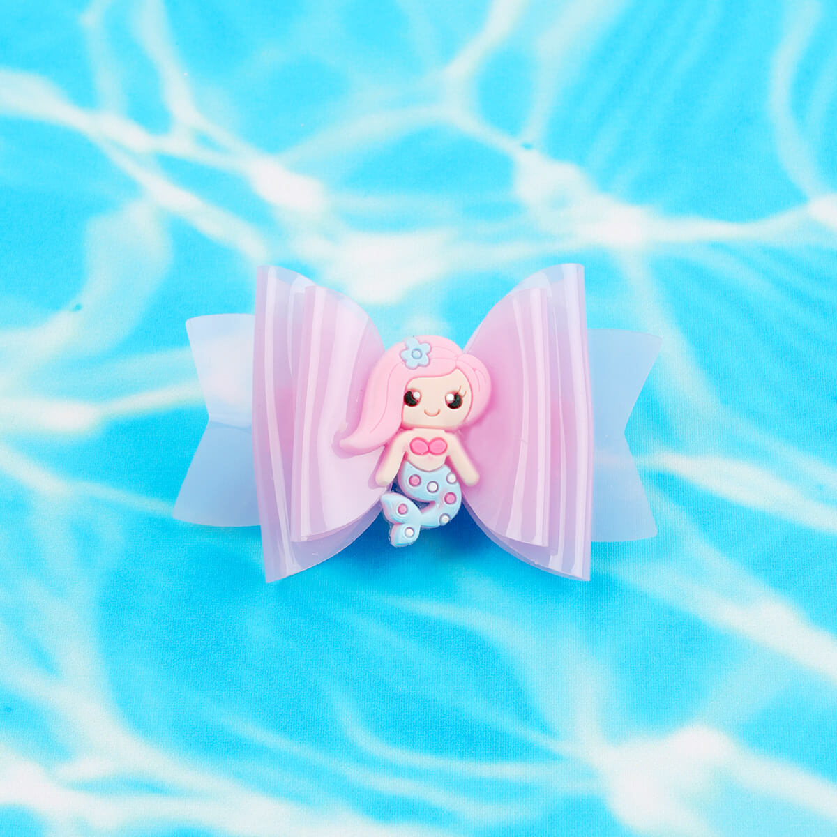 30Pcs Pool Bows Mermaid Jelly Hair Bows