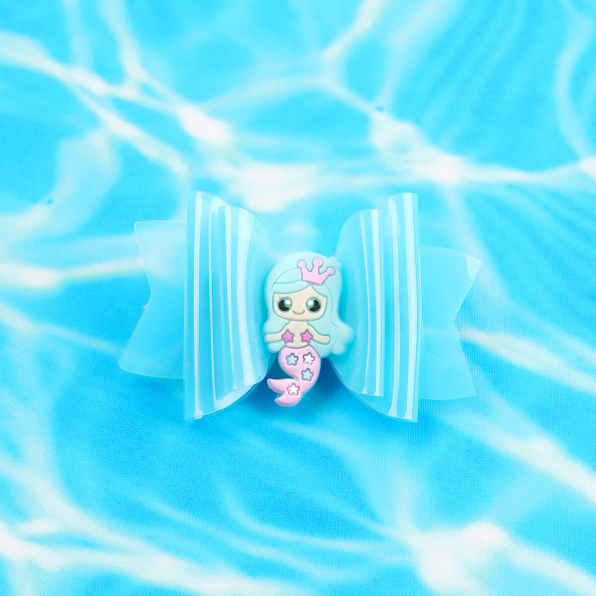 30Pcs Pool Bows Mermaid Jelly Hair Bows
